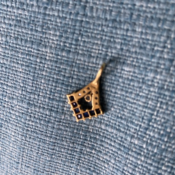 Genuine Sapphires and Diamonds 14k Gold Pendant - Picture 11 of 17